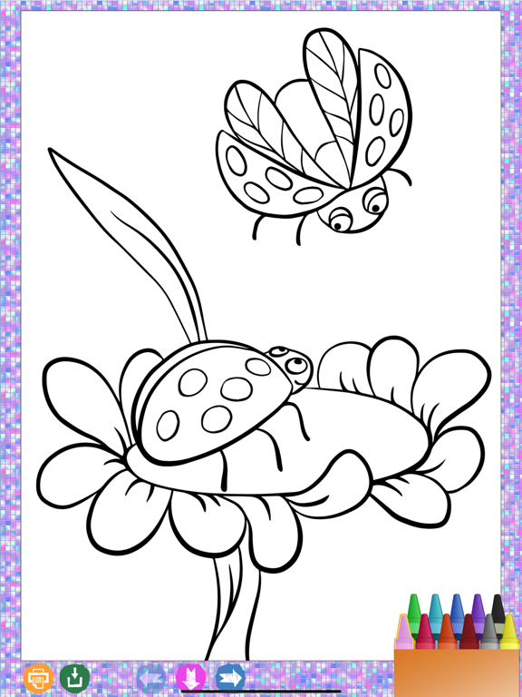 Crayon Fun (Coloring Books) screenshot 2