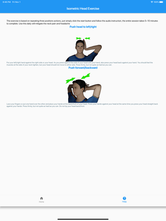 Screenshot #6 pour Isometrics Head Exercise