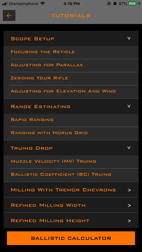 HORUS Ballistics