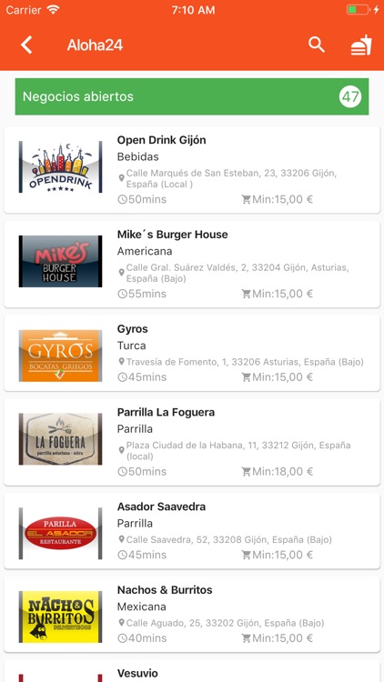 Aloha24 - Comida a domicilio