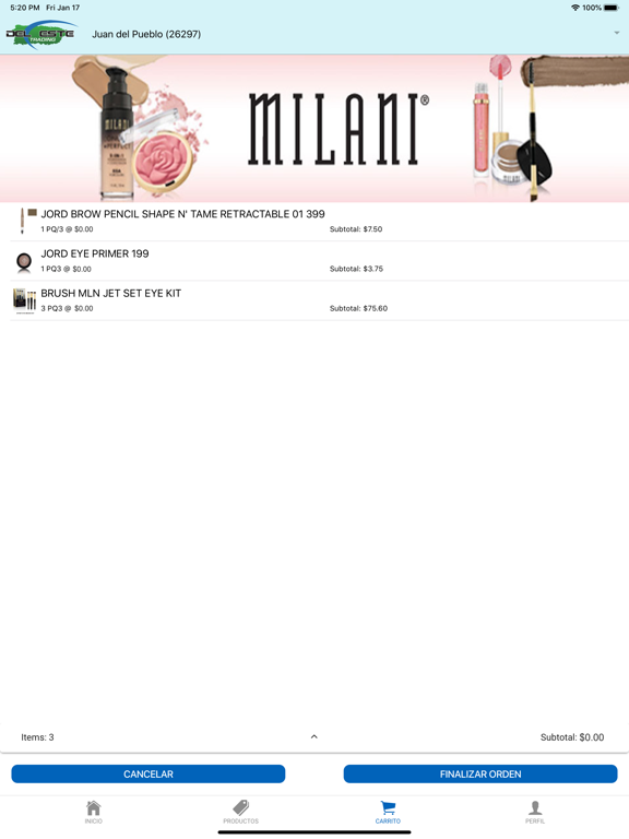 Del Este Trading iPad screenshot 4 - Business app