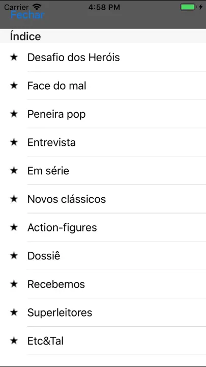 Mundo Dos SuperHeróis Revista iPhone Ekran Görüntüsü 3