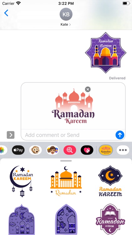 Ramadan Happy Raya Stickers