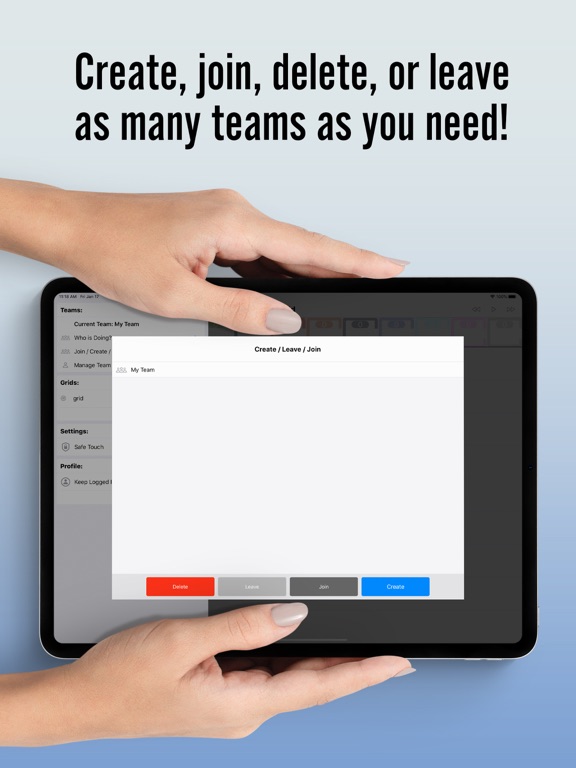 Hammer App: Who's Doing What? app screenshot