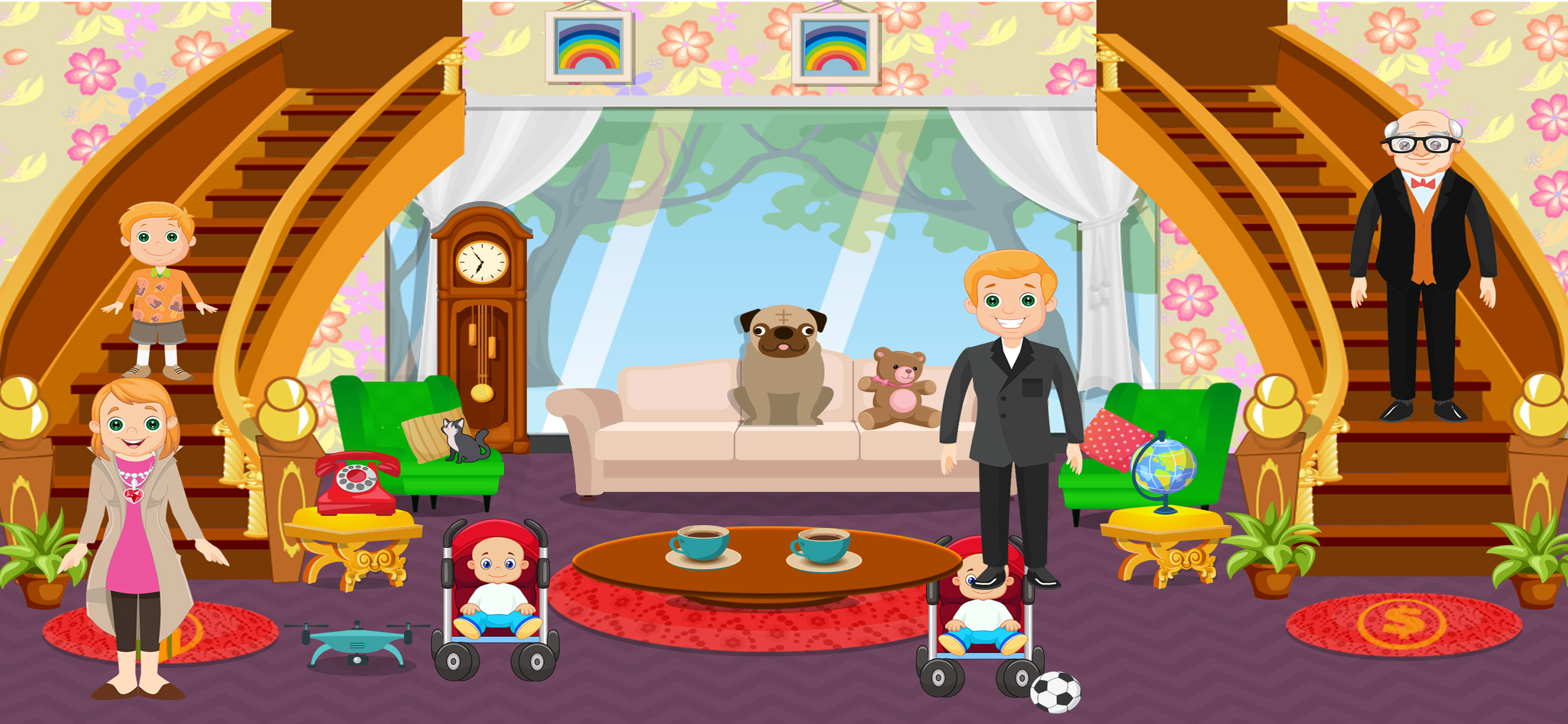 My Family Home Pretend Play
