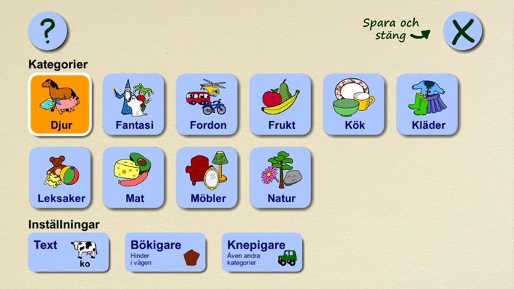 Sakletaren - Kategorier screenshot-4