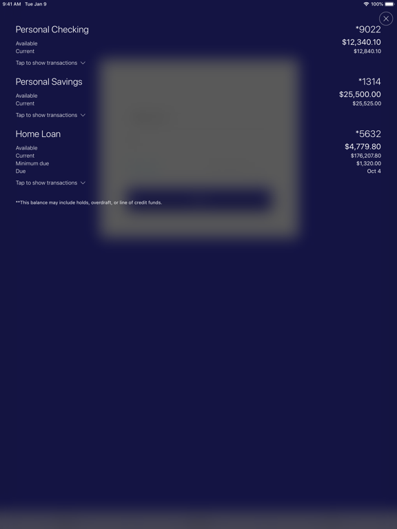 Screenshot #4 pour First Piedmont Mobile Banking