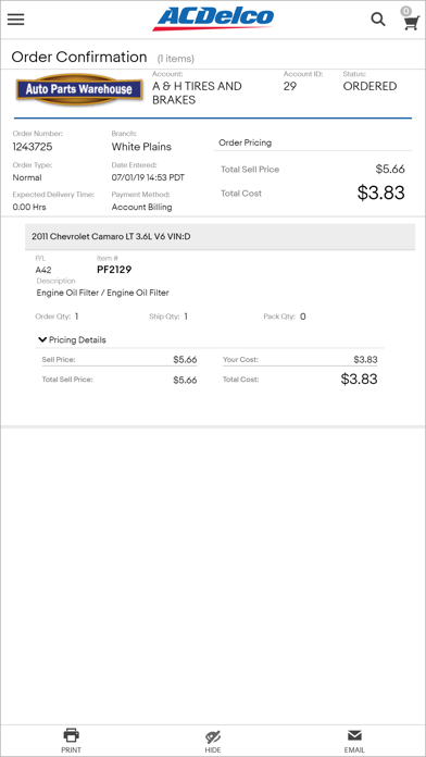 ACDelco Connect screenshot