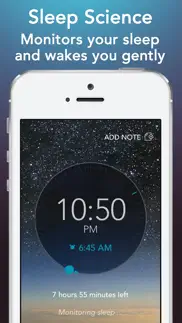 sleep science alarm clock iphone screenshot 1
