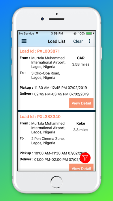 Parcel Exchange Screenshot