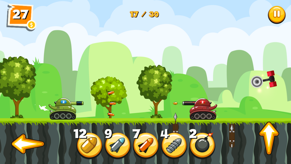 #2. Tiny Tank Challenge (iOS) De: Wipoo Chatwaranon