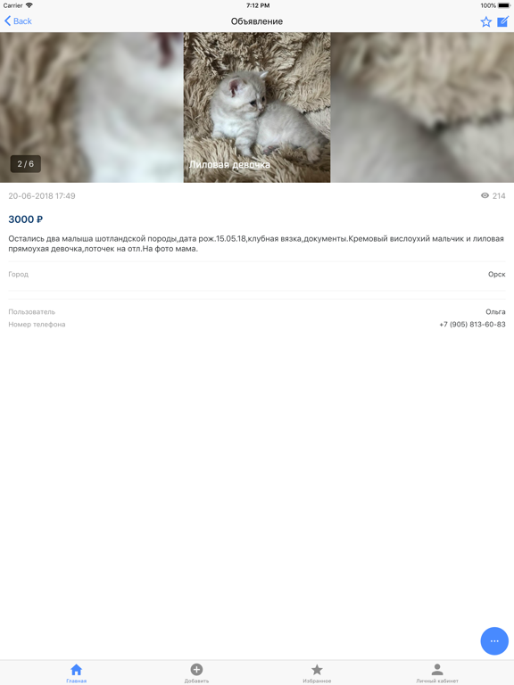 Screenshot #5 pour Объявления ORSK.RU