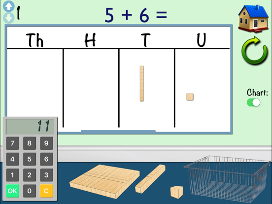Place Value MAB Addition iPad screenshot