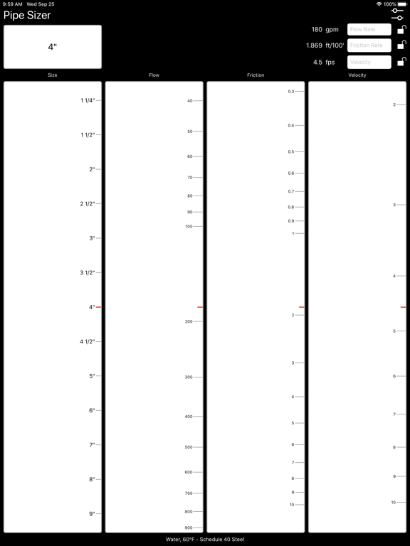 Screenshot #4 pour Pipe Sizer - Water