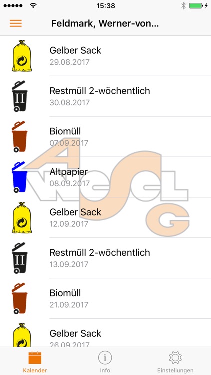 Stadt Wesel – Abfall App