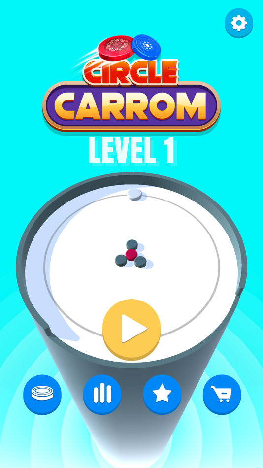 #1. Circle Carrom (iOS) 由: Zhakaas Games LLP