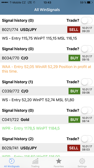 WinSignals for Trading Screenshot