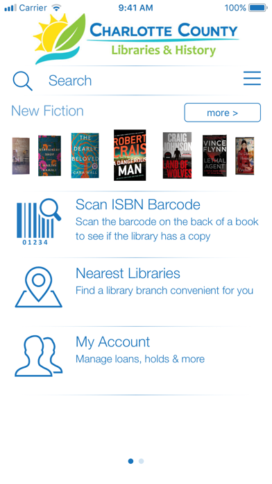 Charlotte County Library Screenshot
