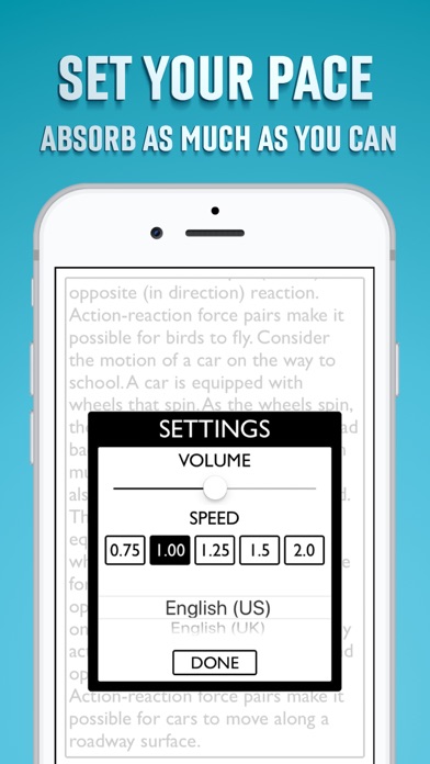 Text to Speech App Screenshot
