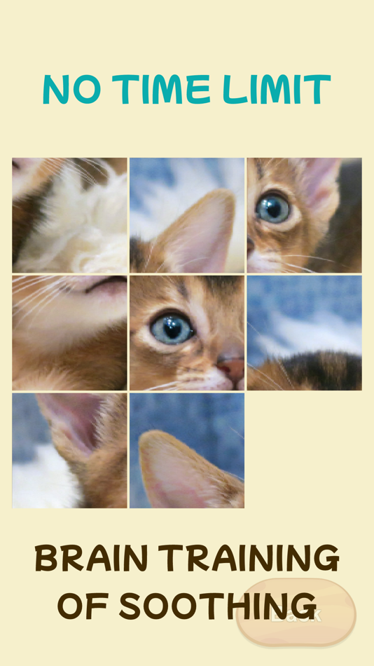 #5. CAT PUZZLE GAME/Move the tiles (iOS) By: KOHEI OKADA