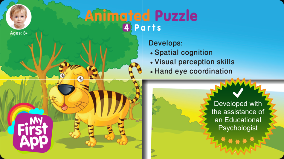 #1. Animated Puzzle 1 (iOS) 由: MyFirstApp Ltd.