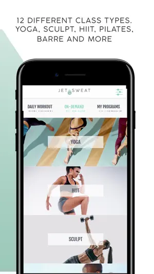 JETSWEAT: #1 Studio Class App screenshot 1