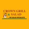 Crown Grill & Salad mobile app allows you to place orders and earn rewards