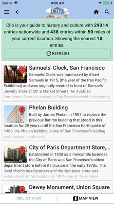 Clio - Your Guide to History screenshot 1