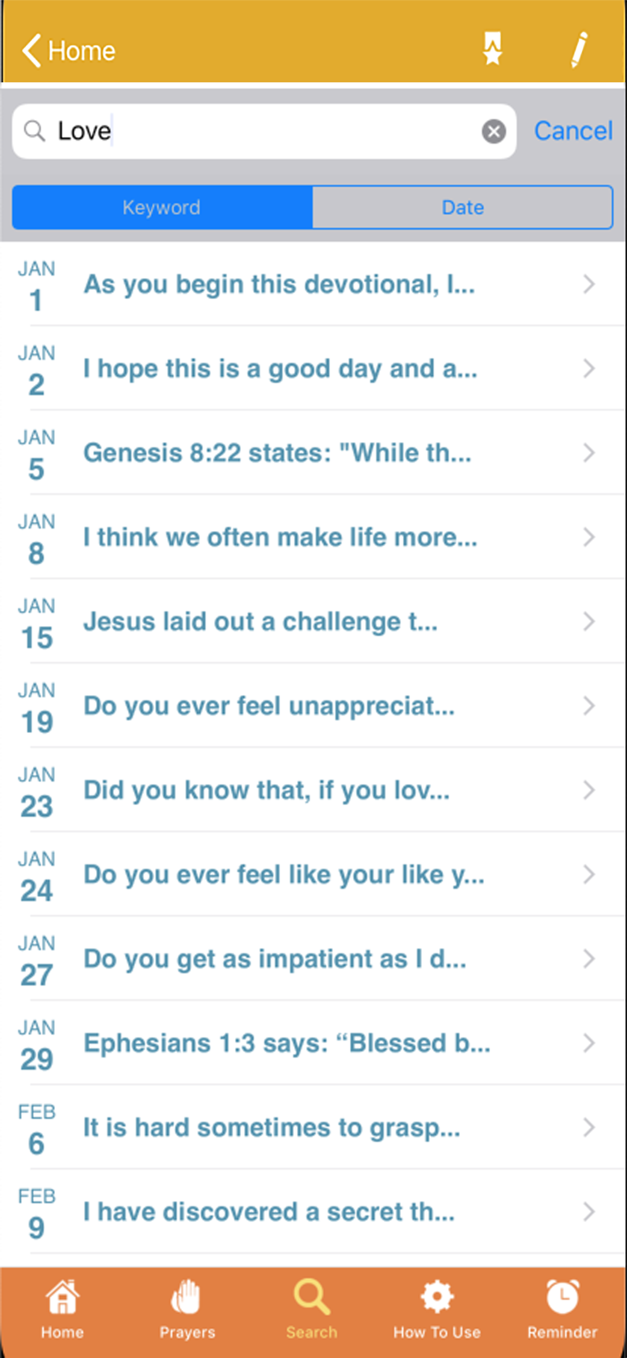 Encouraging Word