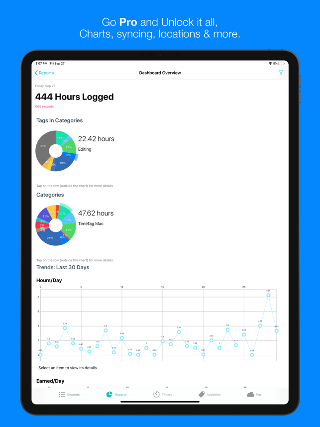 ‎TimeTag - Track Your Time Screenshot