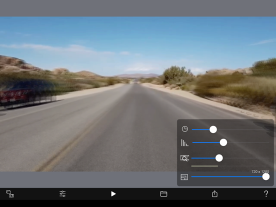 MotionVideoCamera iPad screenshot