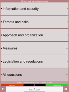 Information Security exam prep screenshot 13