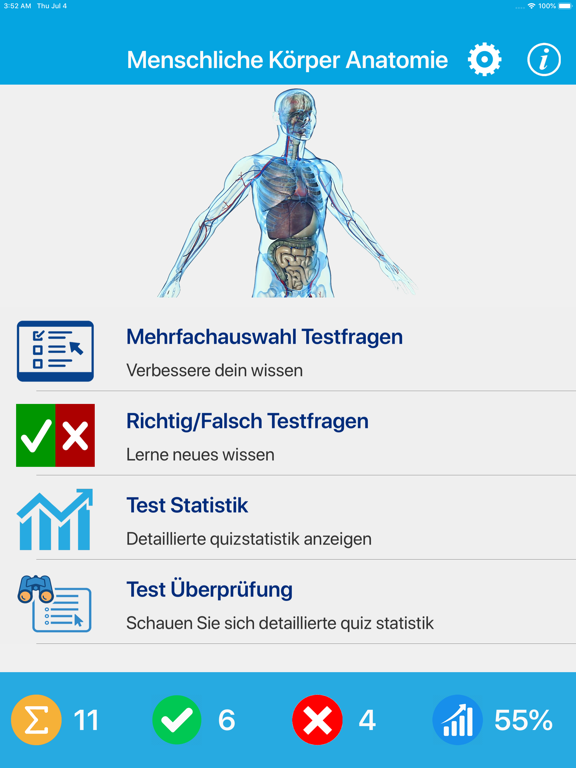Screenshot #4 pour Menschliche Körper Anatomie