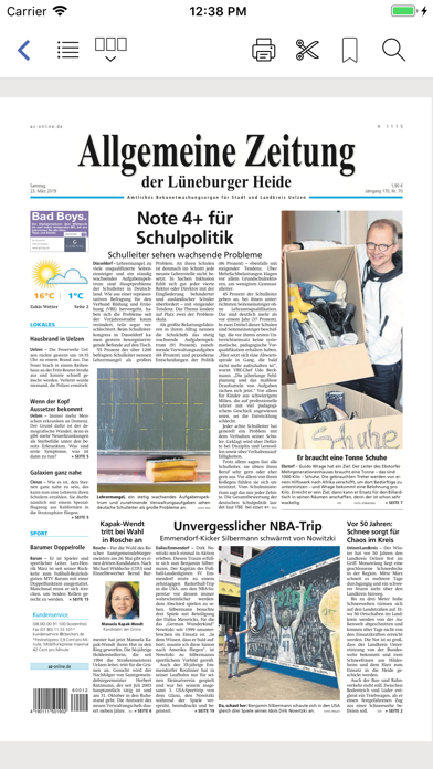 AZ ePaper Screenshot