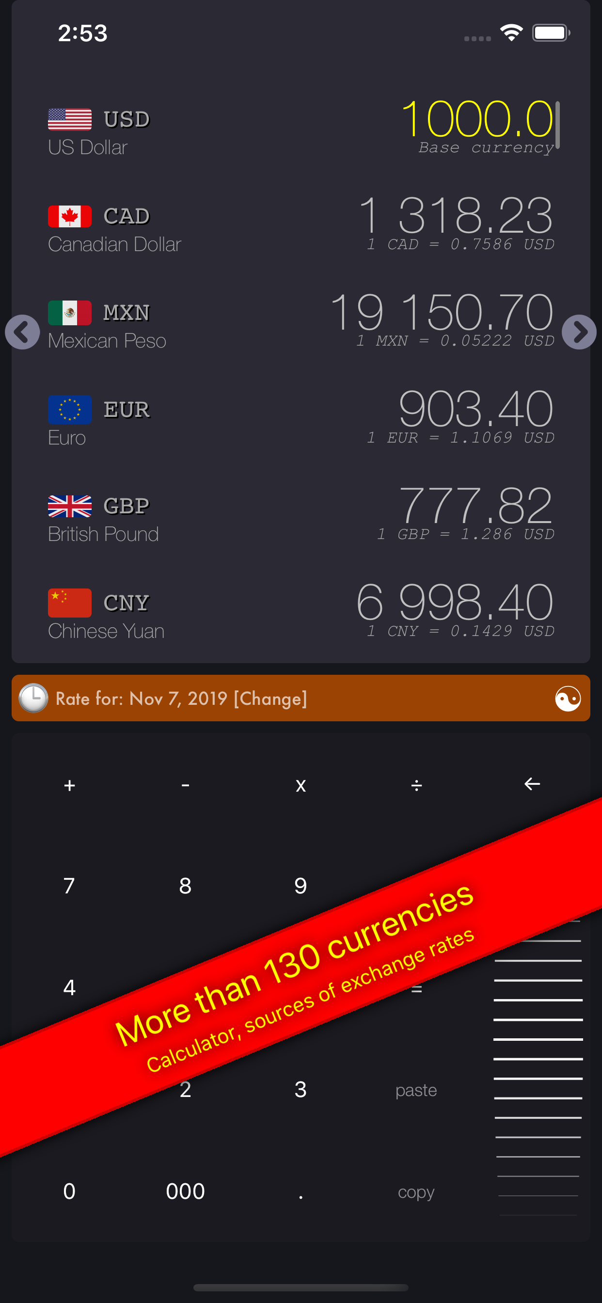 GetRate Currency Exchange Rate