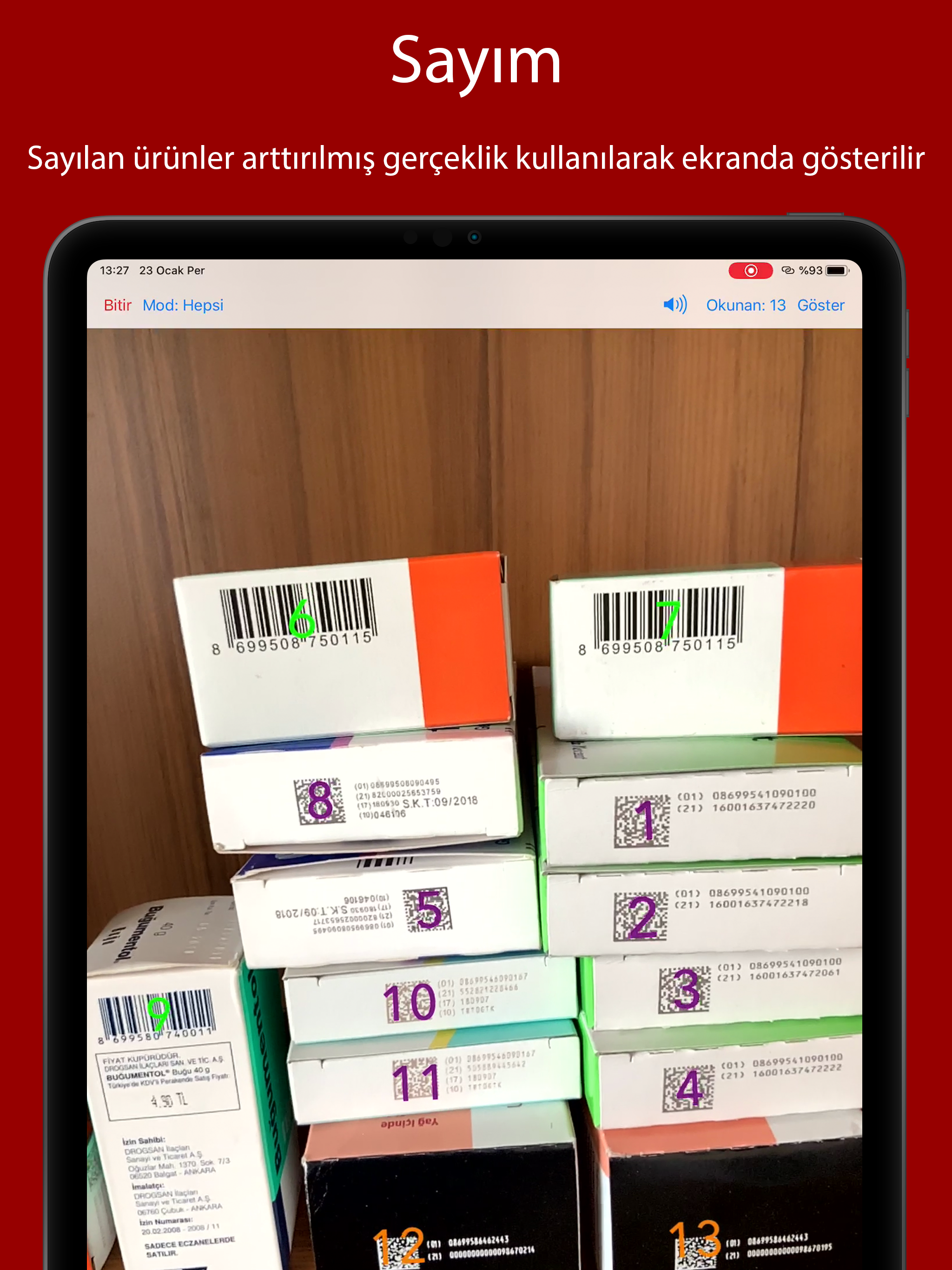 Eczanem Stok Sayım
