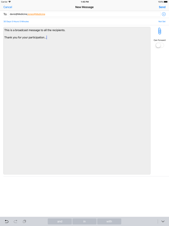 Screenshot #6 pour Startel Secure Messaging Plus