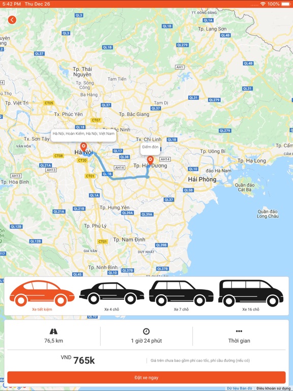 Screenshot #6 pour TaxiNow - Khách hàng