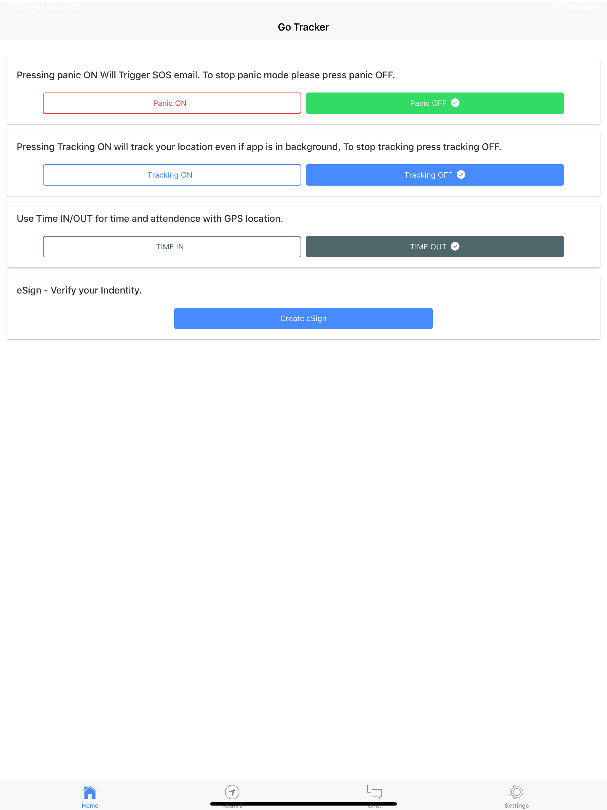 Go Tracker - GPS Tracking App