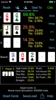 pokercruncher - basic - odds iphone screenshot 1