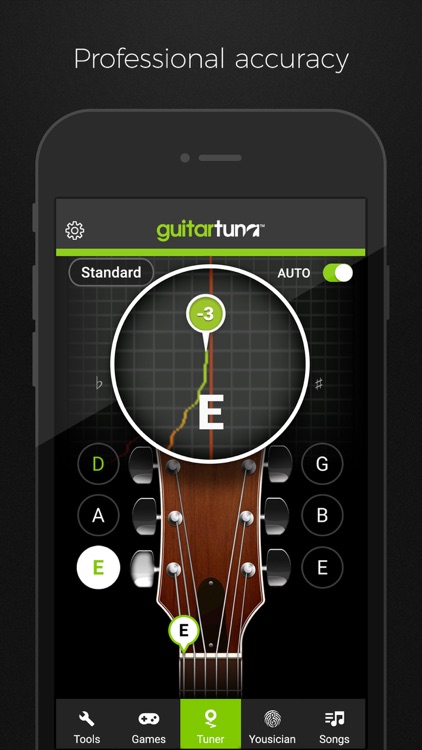 GuitarTuna: Guitar, Bass tuner