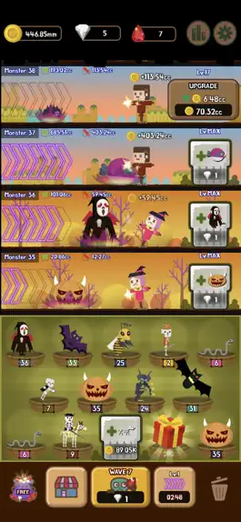 Game screenshot DungeonMon :Idle Merge Monster mod apk
