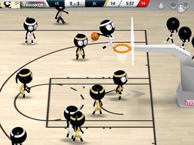 ‎Stickman Basketball 2017 Screenshot