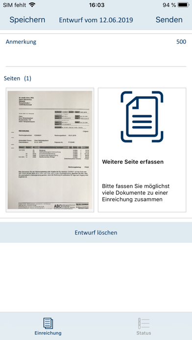 Screenshot #3 pour NÜRNBERGER EasyScan