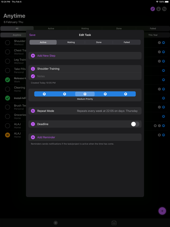 Screenshot #5 pour MProject - To-Do List & Tasks