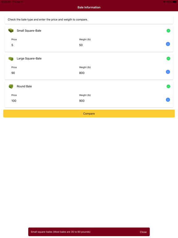 Screenshot #6 pour Hay Price Calc