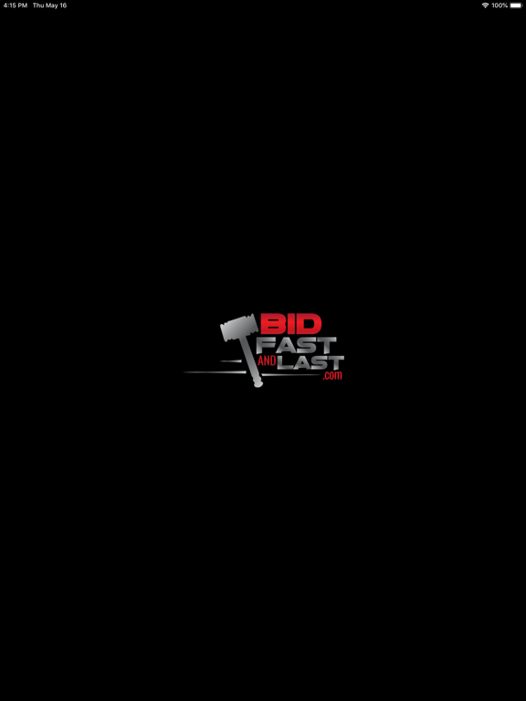 Bid Fast and Last iPad screenshot 1 - Business app