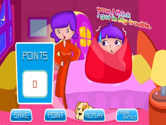 Anna sleep slacking game iPad screenshot 10 - Games app