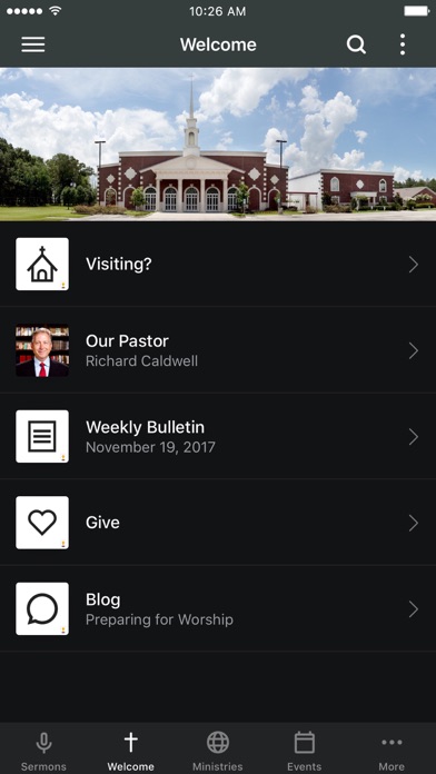 Founders Baptist Church Screenshot