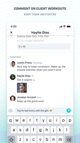 TrueCoach Connect screenshot